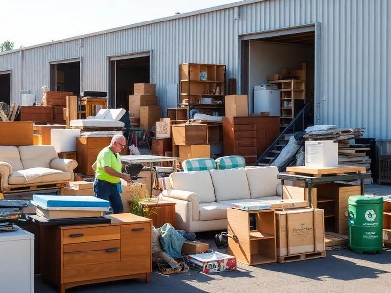 Eco-friendly furniture recycling facility in Toronto — responsible junk disposal and sorting by Westside Movers